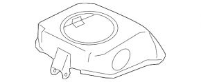 Protection of the GTZ tank Audi A4 B9 17-25