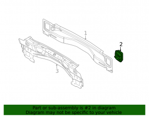 Ventilation shield left Ford Focus mk3 11-18 5d