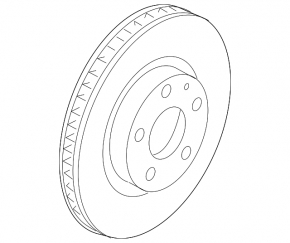 Front left brake disc Mazda MX-30 22-26 326/25mm