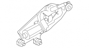 Rear wiper linkage with motor for Mazda CX-7 06-12