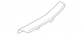 Door sill trim rear right Mazda 6 18-21 type 2 black