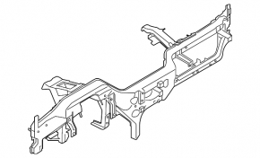 Under-torpedo pipe reinforcement Ford Explorer 20-