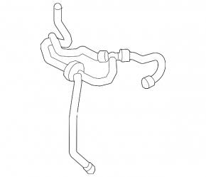 Thermostat housing complete BMW i3 14-20 with tubes