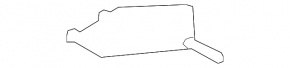 Exhaust manifold bracket rear left BMW F30 17-18 B46