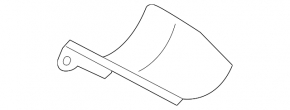 Heat protection for front right drive VW CC 08-17