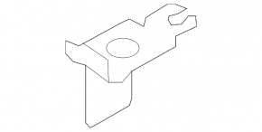 Brake hose bracket front left VW Beetle 12-19
