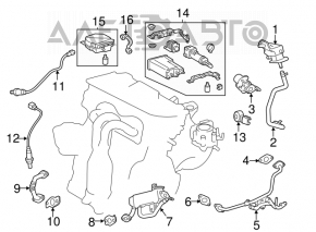 Lexus ES300h 13-13 EGR Cooler