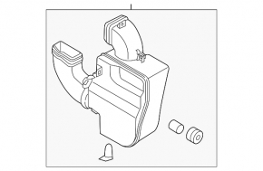 Garbage container Kia Soul 14-19