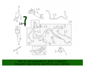 Power Steering Cooling Pipe for Infiniti FX35 03-08
