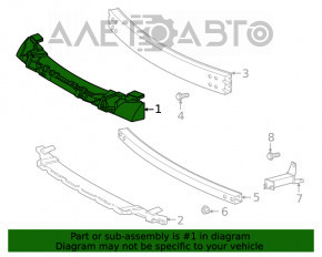 Toyota Highlander Front Bumper Absorber 20 - Upper