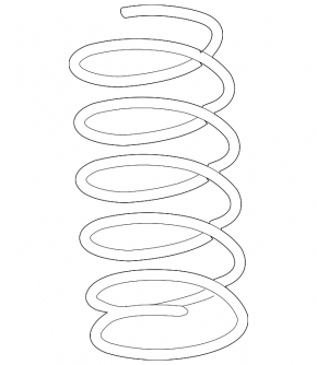 Front left spring Nissan Maxima A36 16-