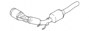 Intake pipe with catalytic converters VW Passat 20-22 2.0T