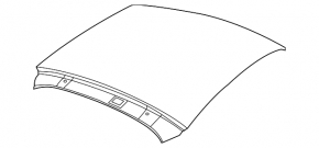 Roof metal VW Beetle 12-19 without hatch, sawed off, butts