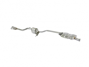 Exhaust line middle part with muffler Chrysler Pacifica 17- 3.6 FWD