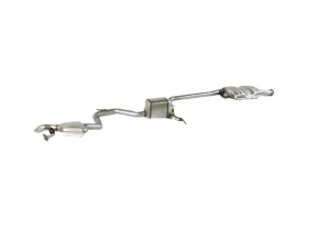 Exhaust line middle part with muffler Chrysler Pacifica 17- 3.6 FWD