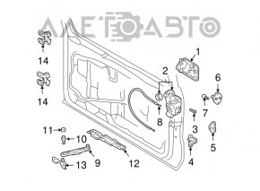 Lexus GX470 03-09 trunk lock