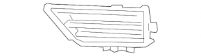 Right fog light plug Honda CRV 20-22 LX