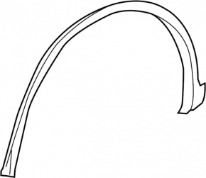 Rear right arch trim for Infiniti FX35 FX45 03-08