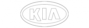Kia Sportage 17-22 tailgate emblem