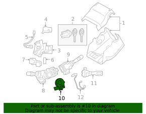 Steering Angle Sensor Toyota Rav4 09-12