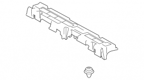 Front trunk floor bracket for Subaru Forester 25-26