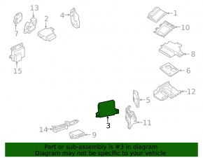 Gateway Control Module Porsche Macan 15-