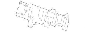 Bracket for parking sensor control unit Mercedes W213 E 17-23