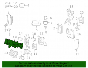 Bracket for parking sensor control unit Mercedes W213 E 17-23