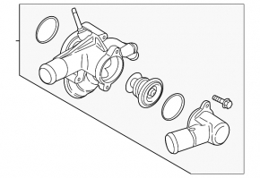 Thermostat housing Ford Explorer 11-19