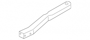 Subframe reinforcement left Ford C-max MK2 13-18 with bracket, rusty