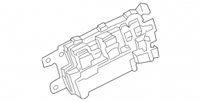 Ford Fusion mk5 13-20 dash fuse box cracked
