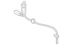 Rear left ABS sensor for Ford Mustang mk6 15-23