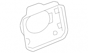 14-18 Nissan Rogue Fuel Door Housing