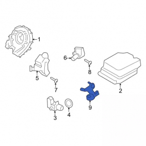 Lincoln MKZ 17 Driver's Seat Position Sensor 