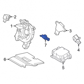 Lincoln MKZ 17 Driver's Seat Position Sensor 