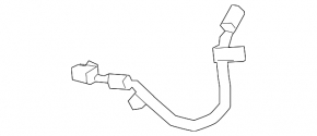 Rear left brake hose for Jaguar I-Pace 19-25