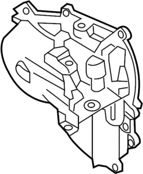 Left phase regulator cover with valves Nissan Murano z52 15-24