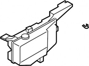 Coolant expansion tank for Infiniti FX35 QX70 09-17