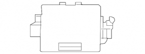 Sonar control module Infiniti Q50 14-