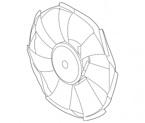 Cooling fan impeller right Honda Accord 18-22 1.5T 2.0T