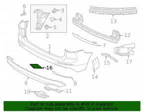 Volvo XC60 18-26 Rear Bumper Tow Hook Cap