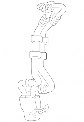 Oil cooling pipes for gearbox VW Atlas 18- 2.0T, 3.6