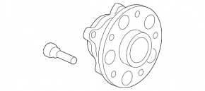 Rear left hub Acura MDX 07-13