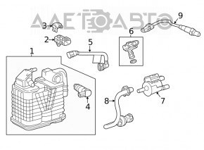 Intake Manifold Pressure Sensor Cadillac CT5 19-26