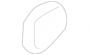 Subaru b10 Tribeca 08-14 rear bumper tow hook plug structure