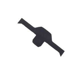 Chrysler Pacifica 2nd Row Seat Floor Pad 17- Rear, Type 1, Black