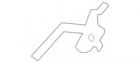 Right tailgate hinge for Honda CRV 12-14