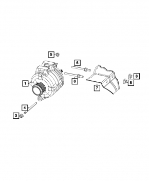 Generator Dodge Journey 11-19 3.6