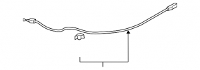 Hood Release Cable Honda Civic X FC 16-21