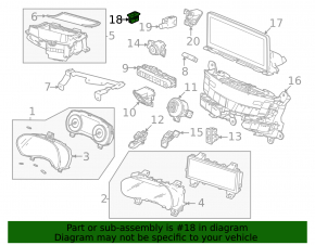 Light sensor Honda Insight 19-22 type 1